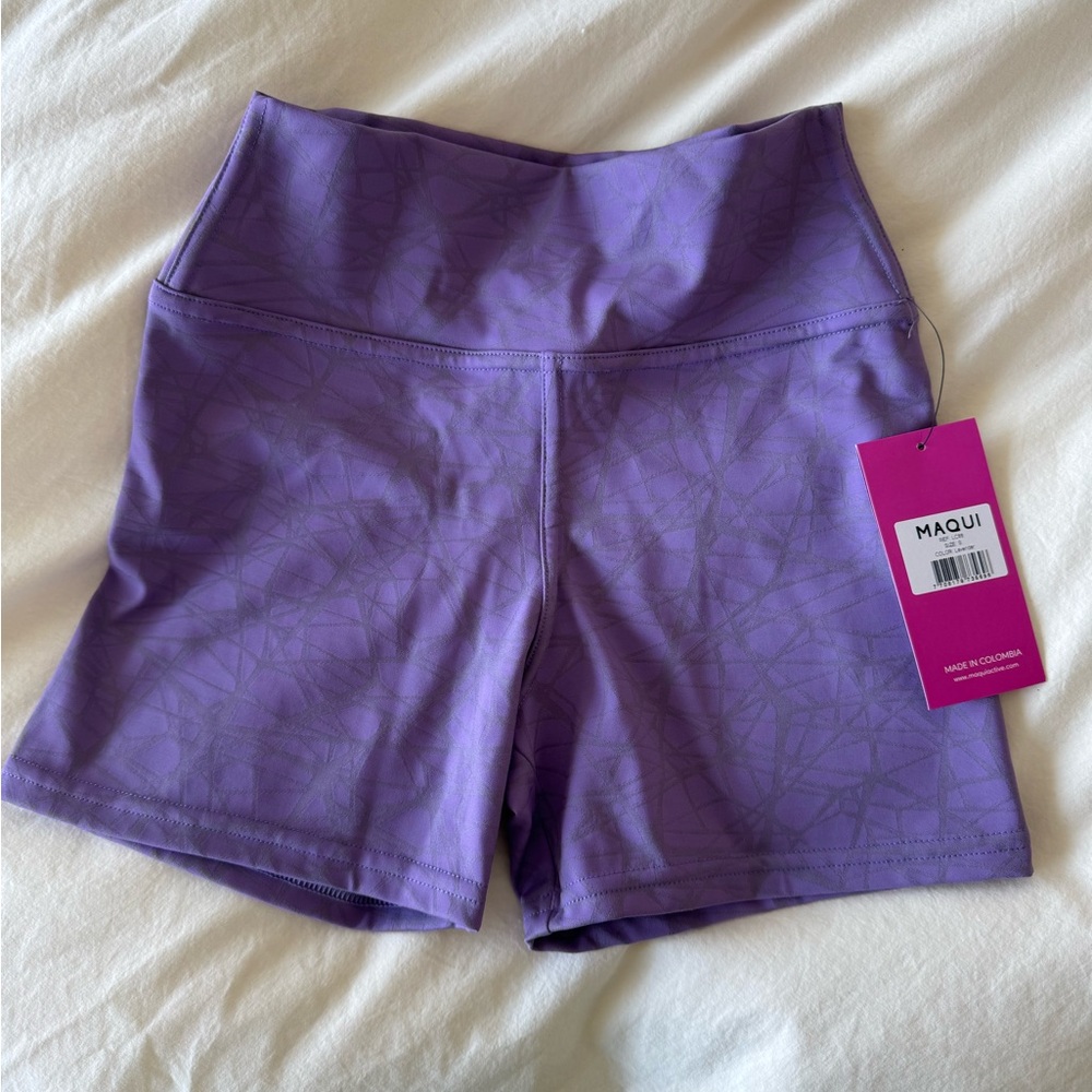 Women's Purple Active Shorts (Maqui)